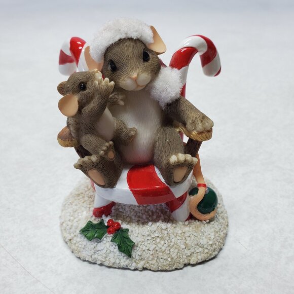 Charming Tails Secrets For Santa Figurine Christmas Collectible - Picture 6 of 10